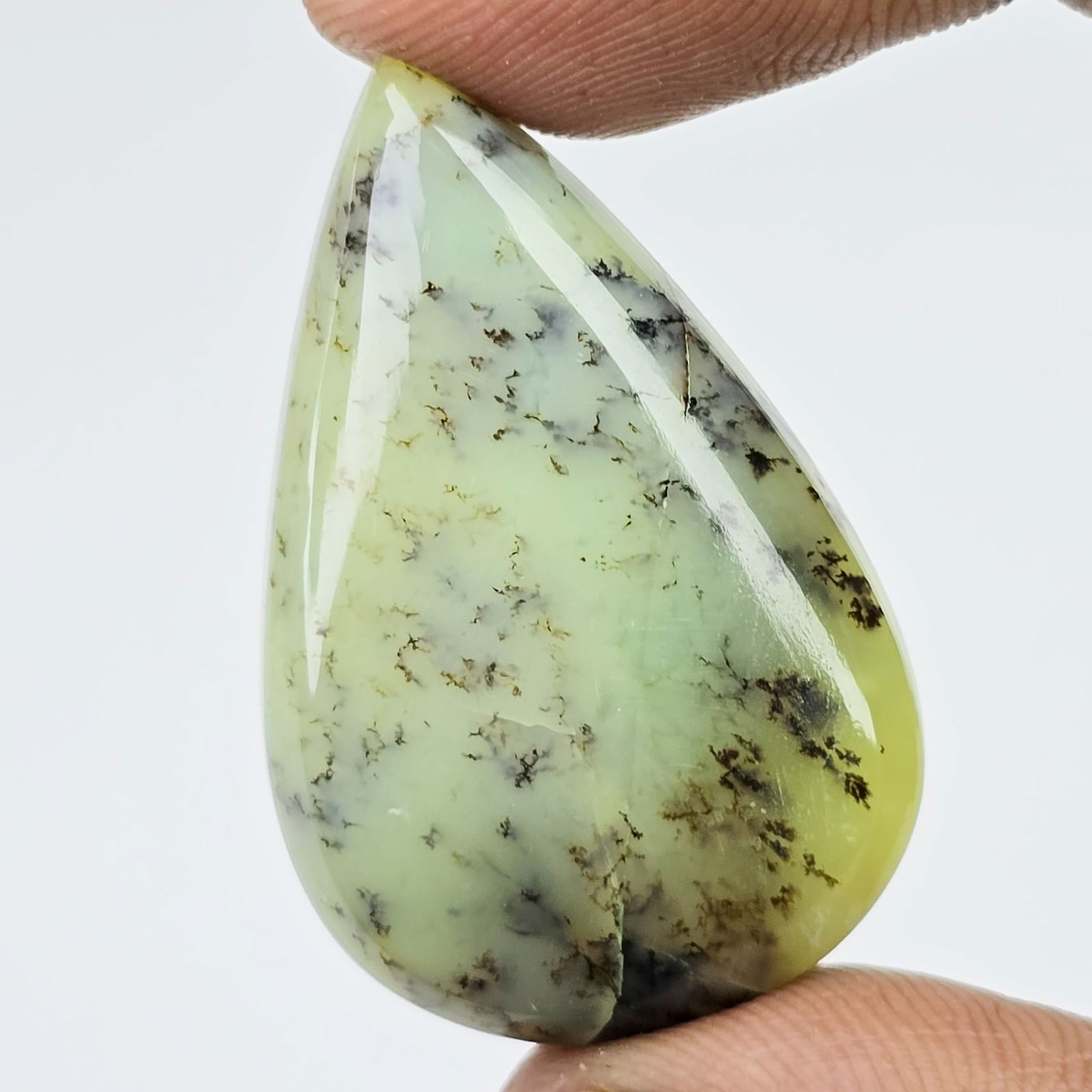 29.70 Ct Natural Dendrite Opal: Gemstones: Natural Dendrite Opal /Carat Weights: 29.70 ct /Size or Dimensions: 34 X 22 X 6 mm /Treatment: No