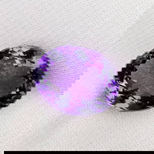 9.33 ct "Top Quality" Natural Deep Purple African Amethyst: Gemstones: Natural African Amethyst /Carat Weights: 9.33 ct /Size or Dimensions: 14.20 X 11 X 9.20 mm /Origin : Africa
