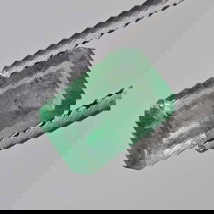 0.58 ct Natural Zambian Emerald: Gemstones: Natural Emerald / Carat Weights: 0.58 ct / Size or Dimensions: 6 X 4 X 3 mm Approx / Treatment : Colorless Oil