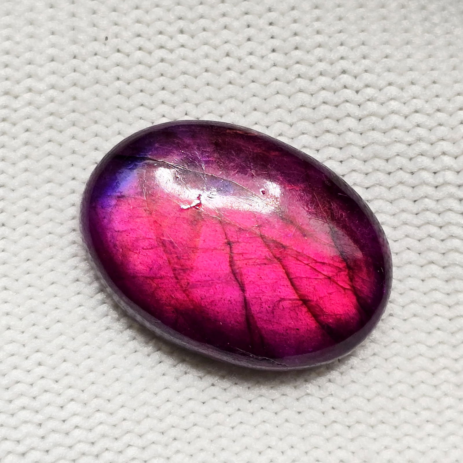 20.65 Ct "Beautiful" Purple Fire Labradorite (1 of 2)