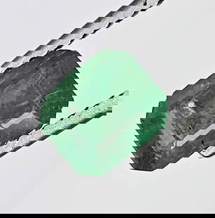 0.86 ct Natural Zambian Emerald: Gemstones: Natural Emerald /Carat Weights: 0.86 ct /Size or Dimensions: 6 X 5 X 3.70 mm Approx /Treatment : Colorless Oil