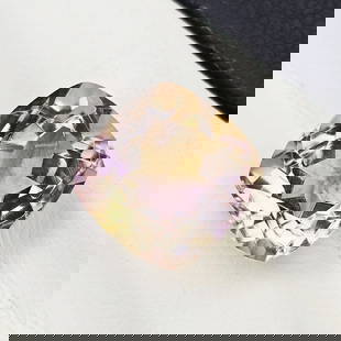 5.60 ct "Top Quality" Natural Bicolor Ametrine: Gemstones: Natural Ametrine /Carat Weights: 5.60 ct /Size or Dimensions: 10.50 X 10.20 X 8 mm Approx