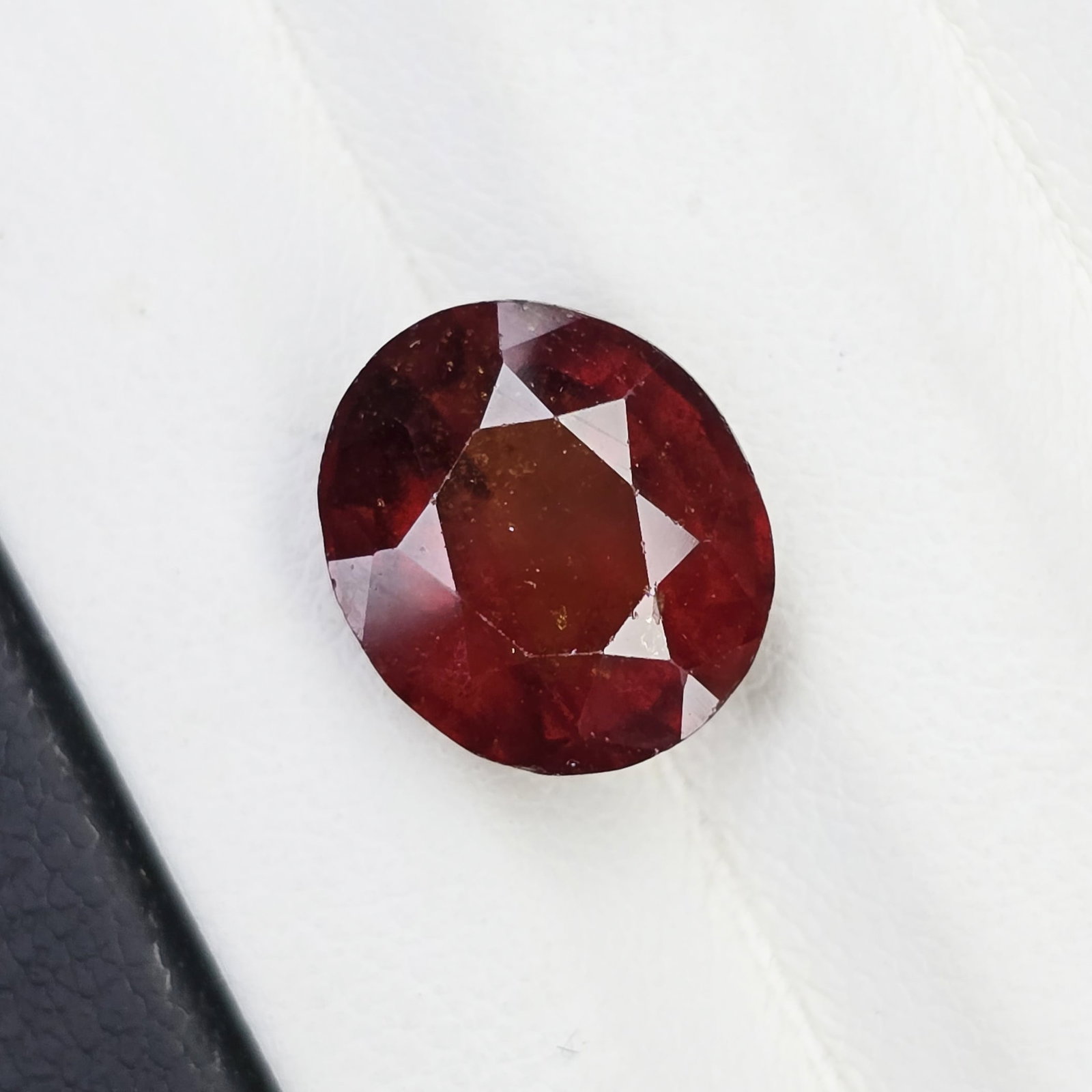 4.53 Ct Natural Hessonite Garnet: Gemstones: Natural Hessonite Garnet /Carat Weights: 4.53 ct /Size or Dimensions: 10.40 X 9 X 5.80 mm /Treatment: None