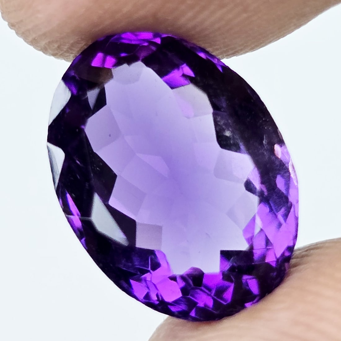 5.02 Ct "Top Quality" Natural Deep Purple African Amethyst: Gemstones: Natural Amethyst /Carat Weights: 5.02 Ct /Size or Dimensions: 13 X 9.70 X 6.80 mm / Treatment: No