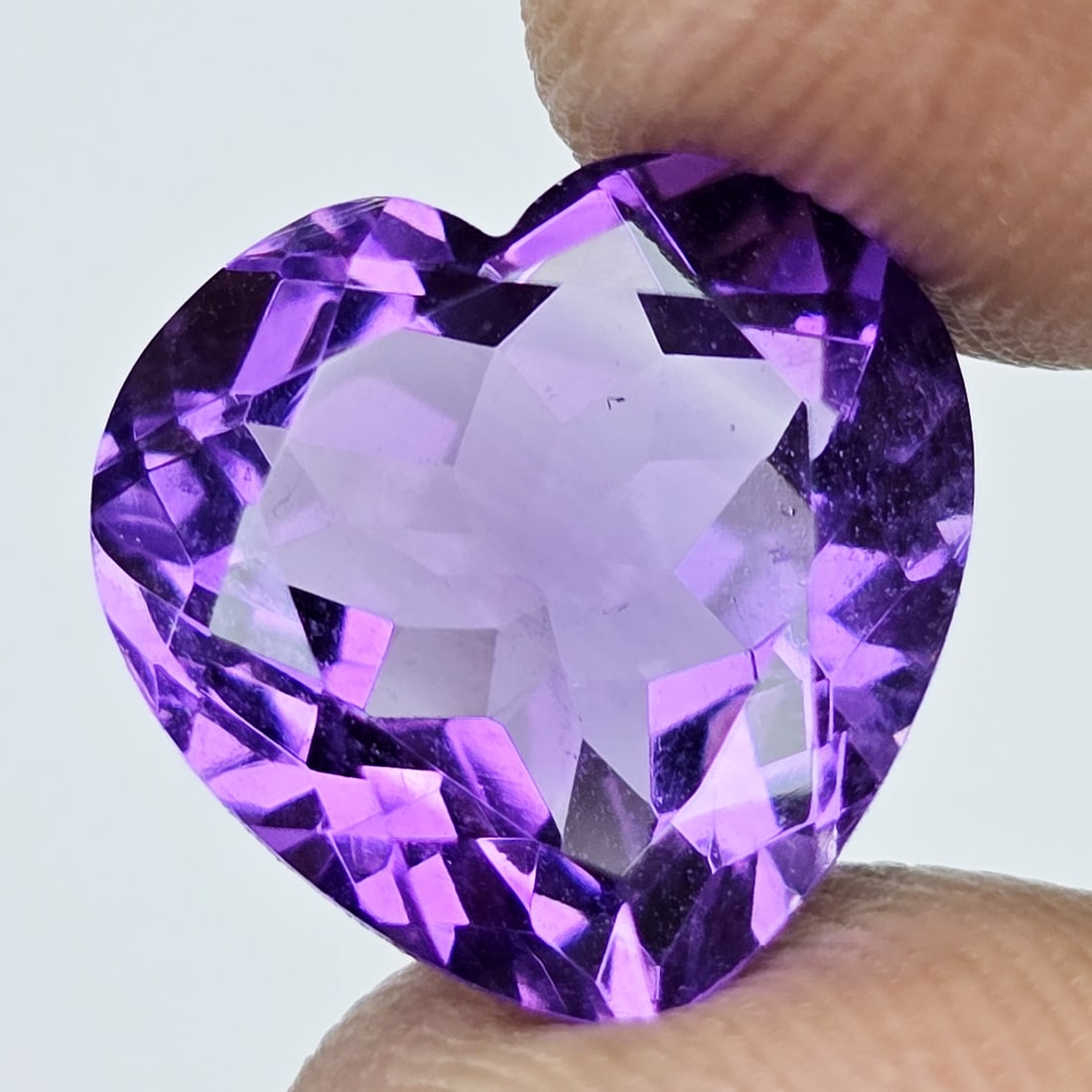 5.85 ct "Top Quality" Natural Deep Purple African Amethyst: Gemstones: Natural African Amethyst /Carat Weights: 5.85 ct /Size or Dimensions: 12.20 X 12 X 7.30 mm /Origin : Africa