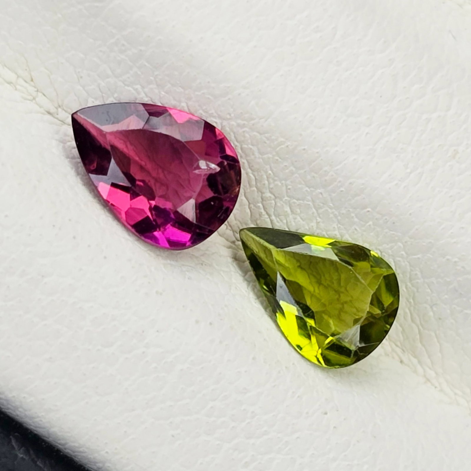 1.20 ct Natural Tourmaline Pair: Gemstones: Natural Tourmaline /Carat Weights: 1.20 ct /Size or Dimensions: 7 X 5 mm
