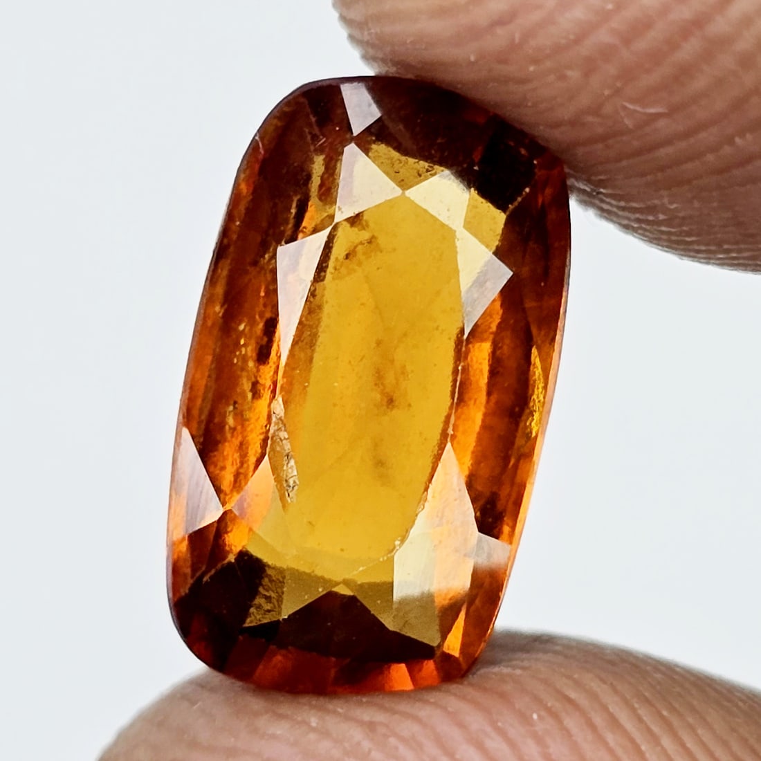4.58 Ct Natural Hessonite Garnet: Gemstones: Natural Hessonite Garnet /Carat Weights: 4.58 ct /Size or Dimensions: 13 X 11 X 6.80 mm /Treatment: None