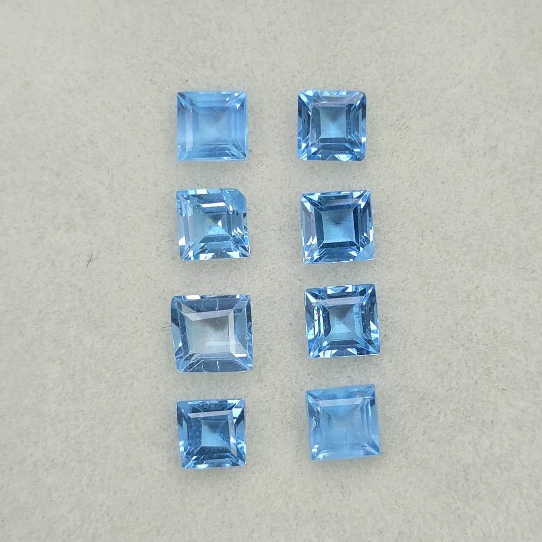 2.26 ct Natural Swiss Blue Topaz Set (1 of 2)