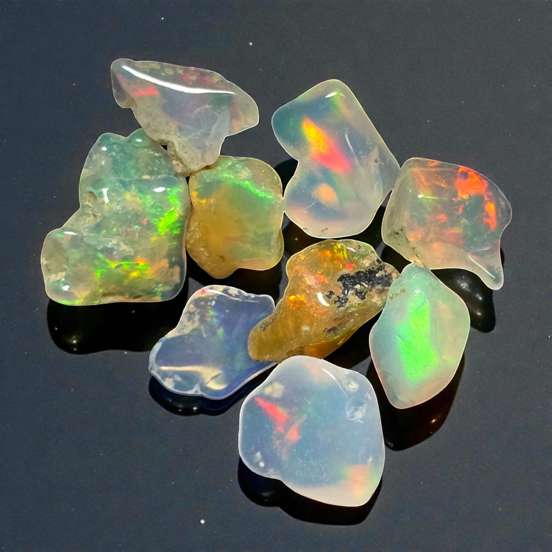 5.70 Ct "Top Grade" Natural Ethiopian Fire Opal Rough (1 of 4)