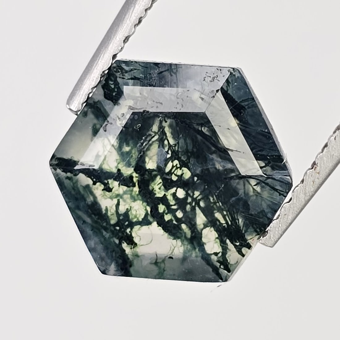 2.17 Ct "Premium Quality" Natural Moss Agate Fancy Cut (1 of 3)