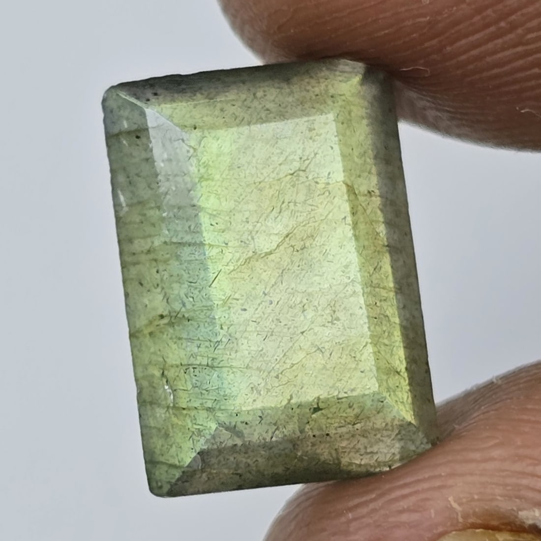 6.08 Ct Natural Labradorite Faceted (1 of 3)