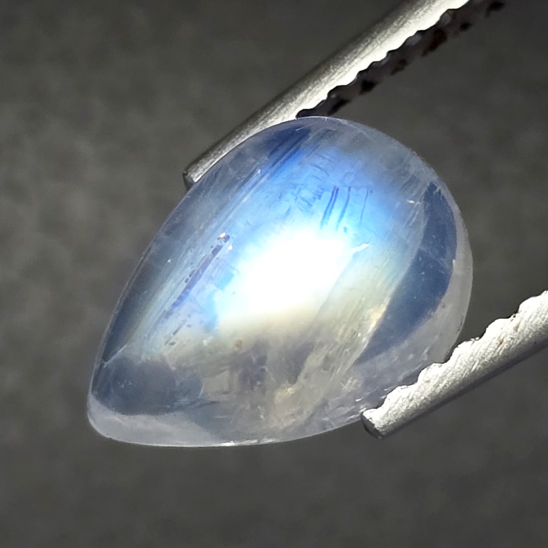 1.45 Ct Natural Royal Blue Moonstone: Gemstones: Natural Blue Moonstone /Carat Weights: 1.45 Ct /Size or Dimensions: 9 X 6 mm