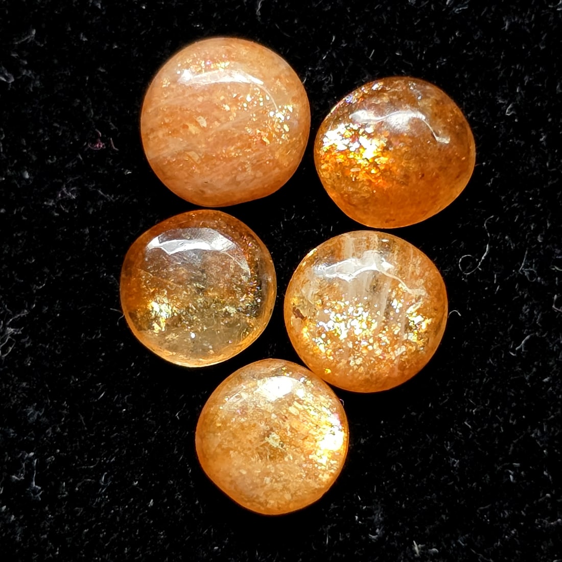 3.70 ct "Top Luster" Natural Sunstone Set (1 of 2)