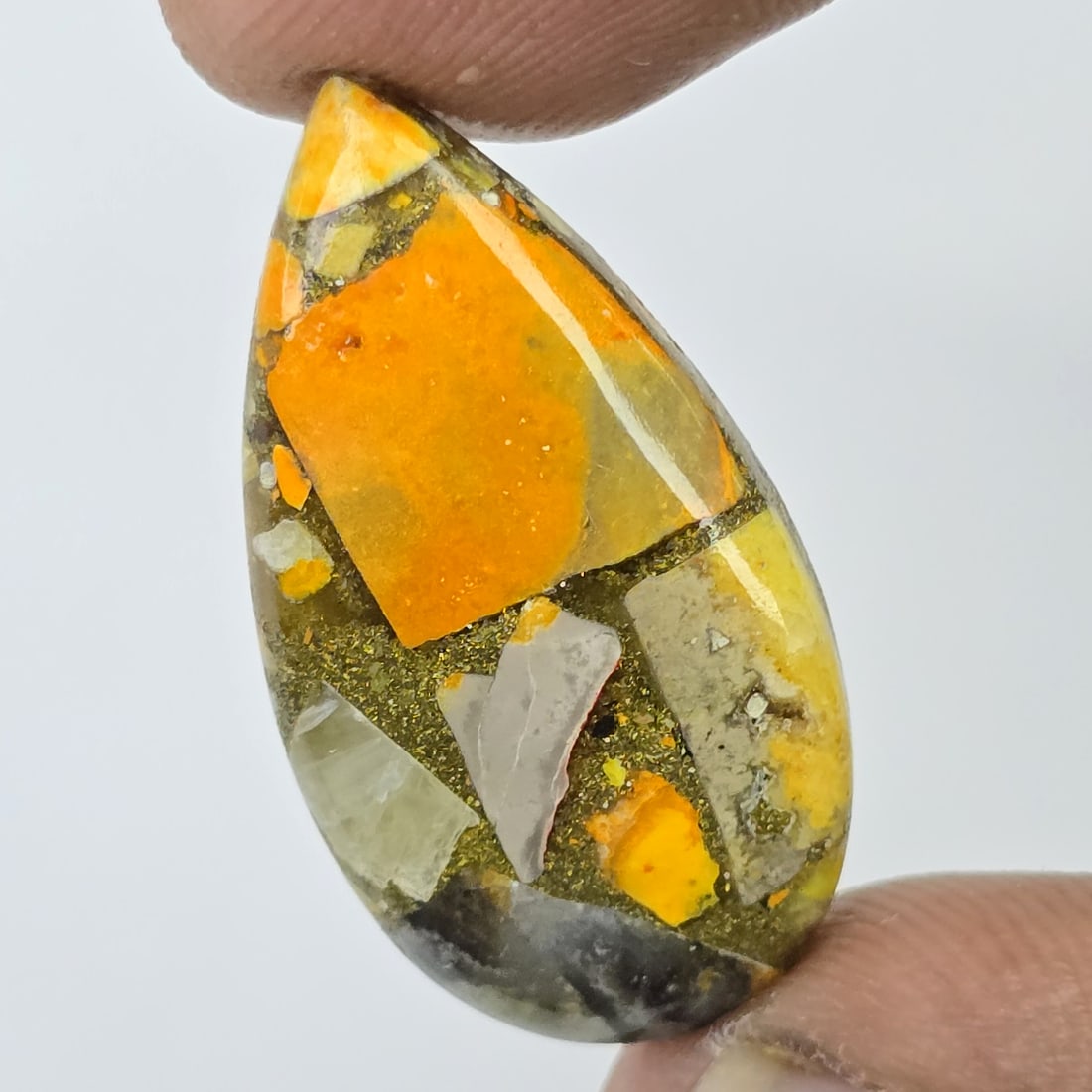 16.60 Ct Composite Copper Bumble Bee Jasper (1 of 2)