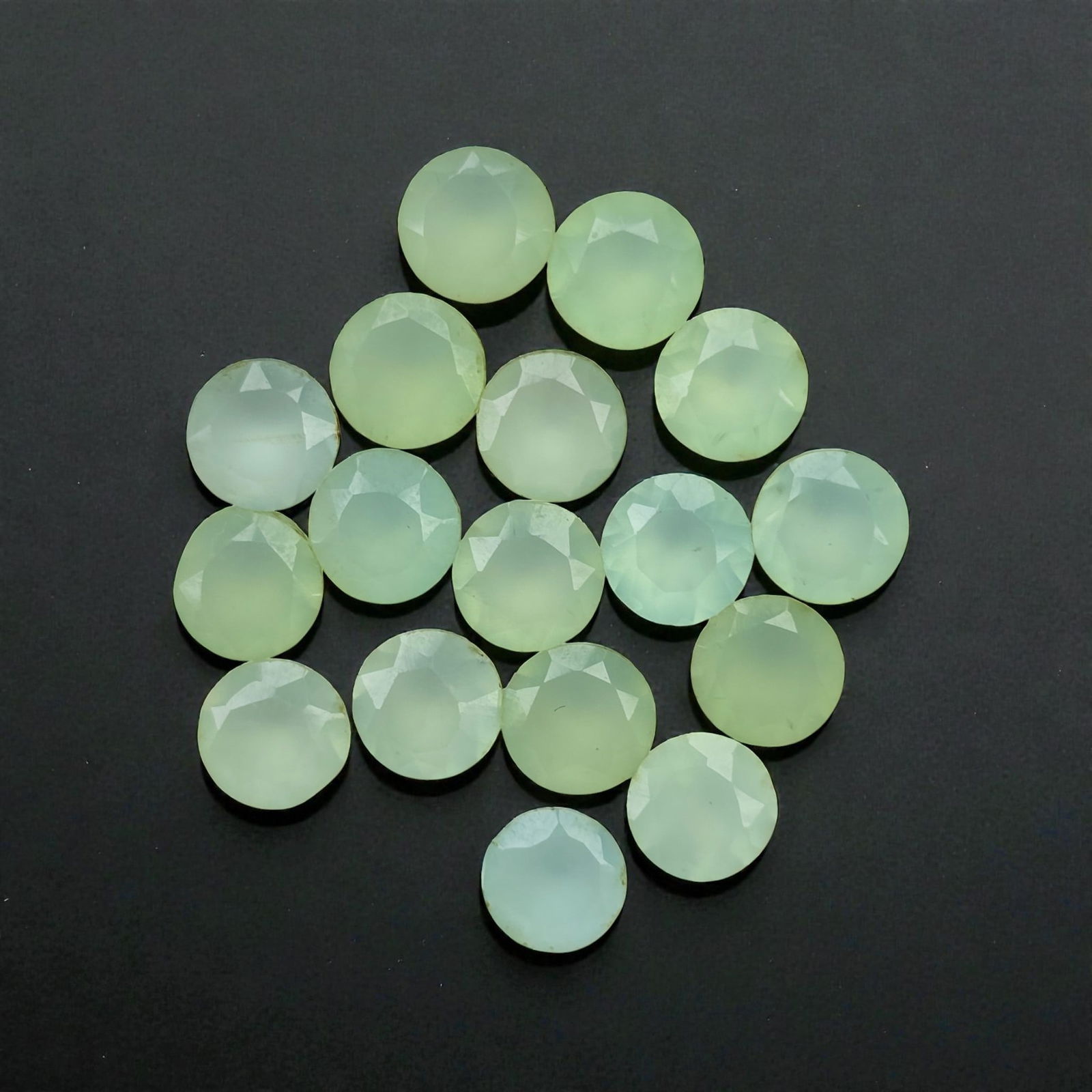 6.83 ct Natural Blue Onyx Set (1 of 2)