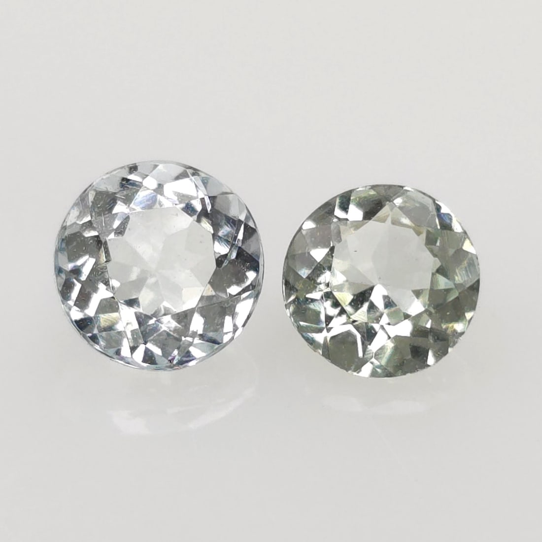 0.91 ct "Flawless" Natural Aquamarine Pair (1 of 3)