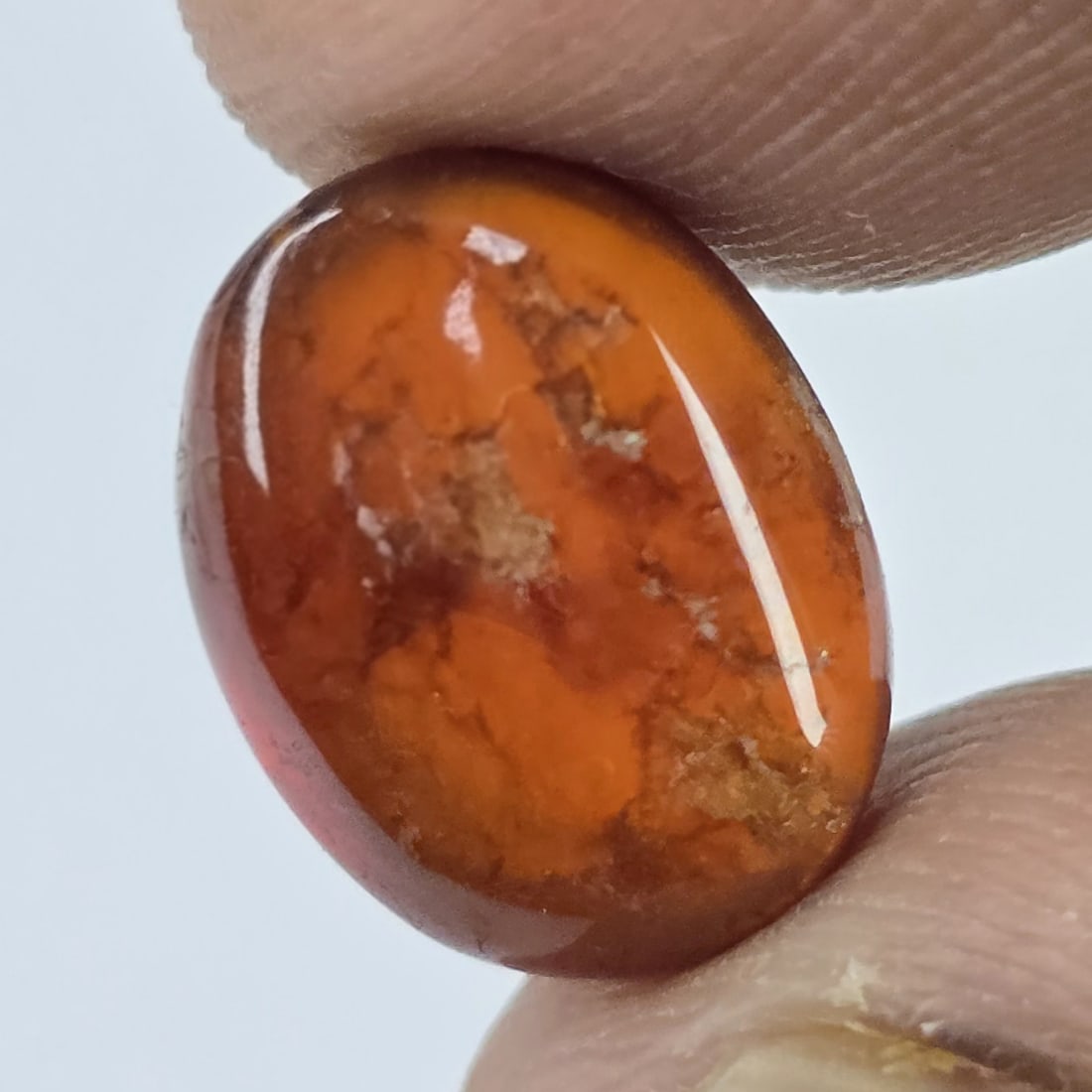 6.35 Ct Natural Hessonite Garnet: Gemstones: Natural Hessonite Garnet /Carat Weights: 6.35 ct /Size or Dimensions: 12 X 9 X 5.40 mm /Treatment: None