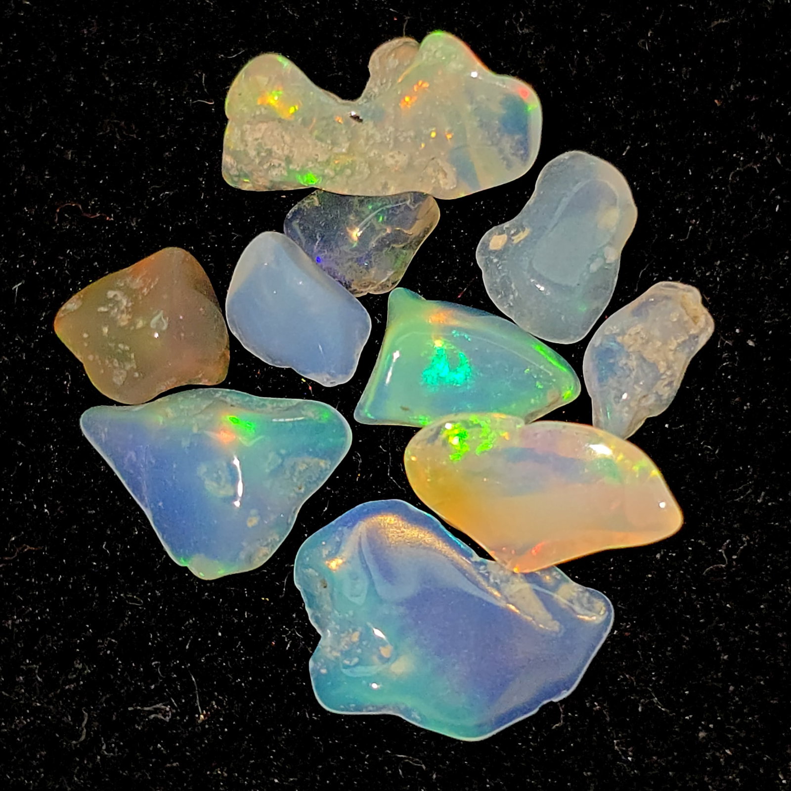6.61 Ct "Top Grade" Natural Ethiopian Fire Opal Rough (1 of 3)