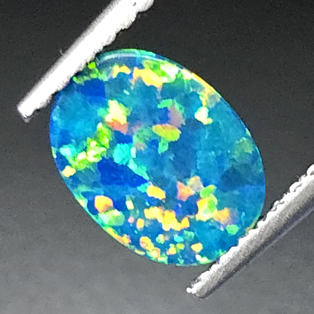0.45 Ct Doublet Fire Opal - 4