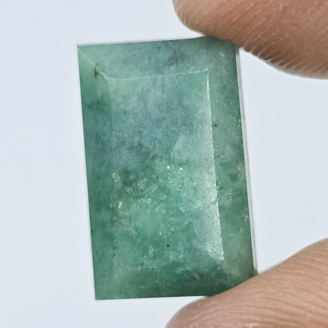 10.54 ct Coated Emerald (1 of 2)
