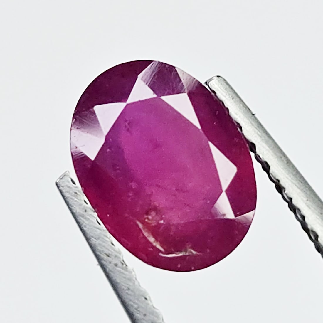 1.55 Ct Natural Mozambique Red Ruby: Gemstones: Natural Red RubyCarat Weights: 1.55 ct Size/Dimensions: 7.80 X 5.80 X 3.30 mmOrigin: MozambiqueTreatment: Glass Filled