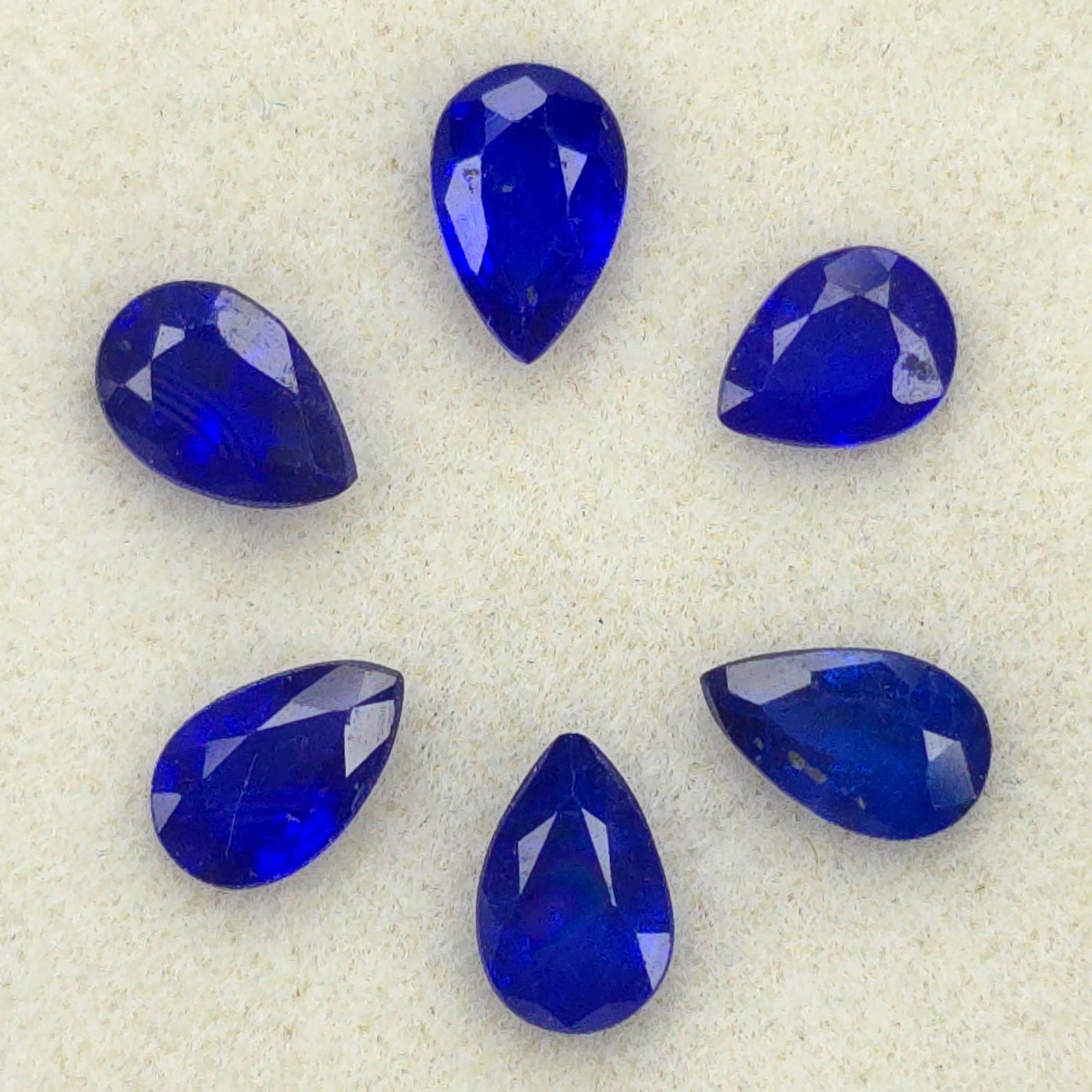 1.23 Ct Natural Blue Spinel Pear Set: Gemstones: Natural Fire Opal /Carat Weights: 1.23 ct /Size or Dimensions: 5 X 3 mm Approx