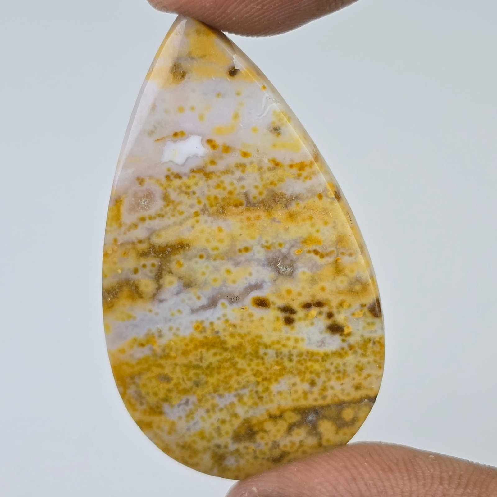 41.25 Ct Natural Ocean Jasper: Gemstones: Natural Ocean Jasper /Carat Weights: 41.25 ct /Size or Dimensions: 41 X 24 X 5 mm /Treatment: No