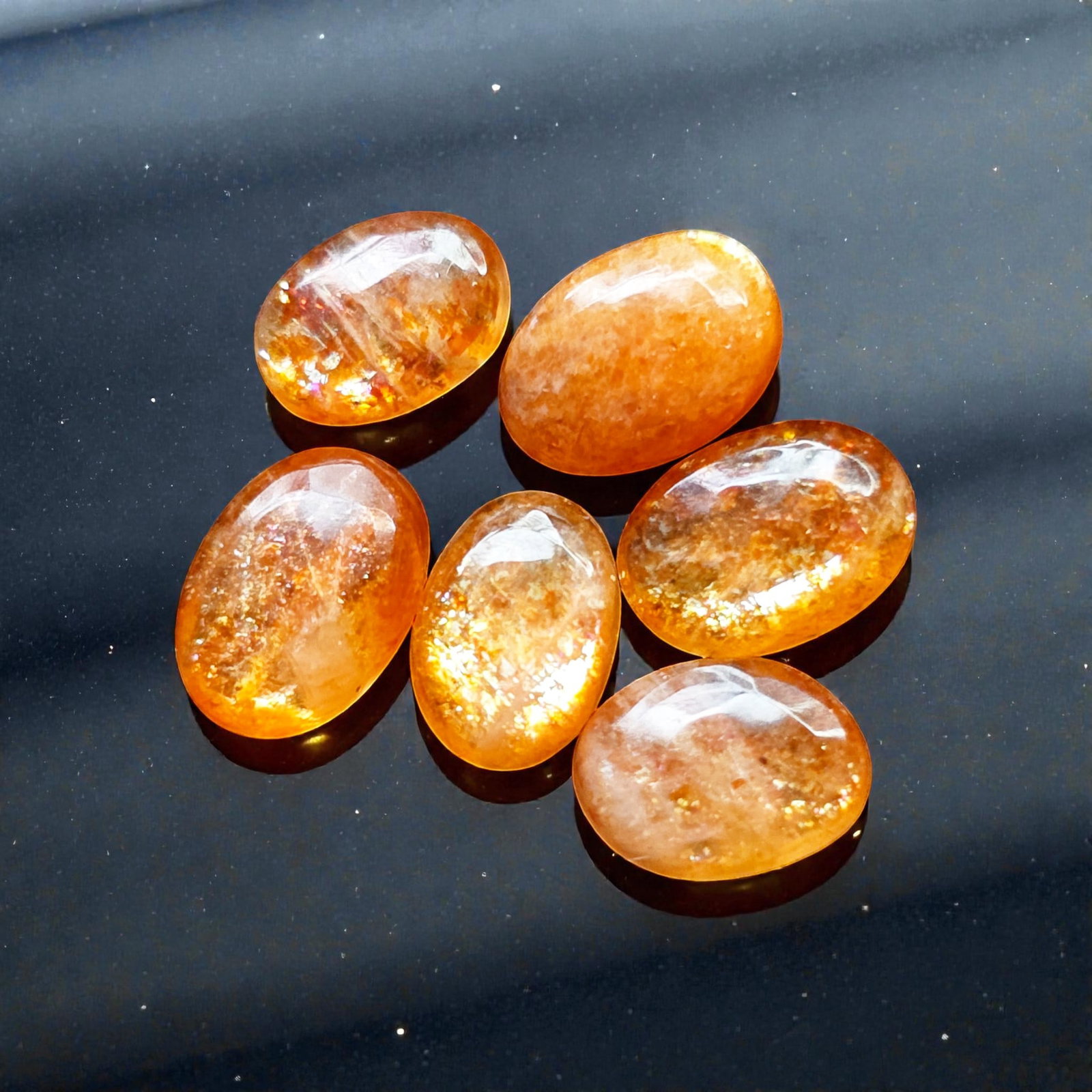 3.41 ct "Top Luster" Natural Sunstone Set (1 of 2)