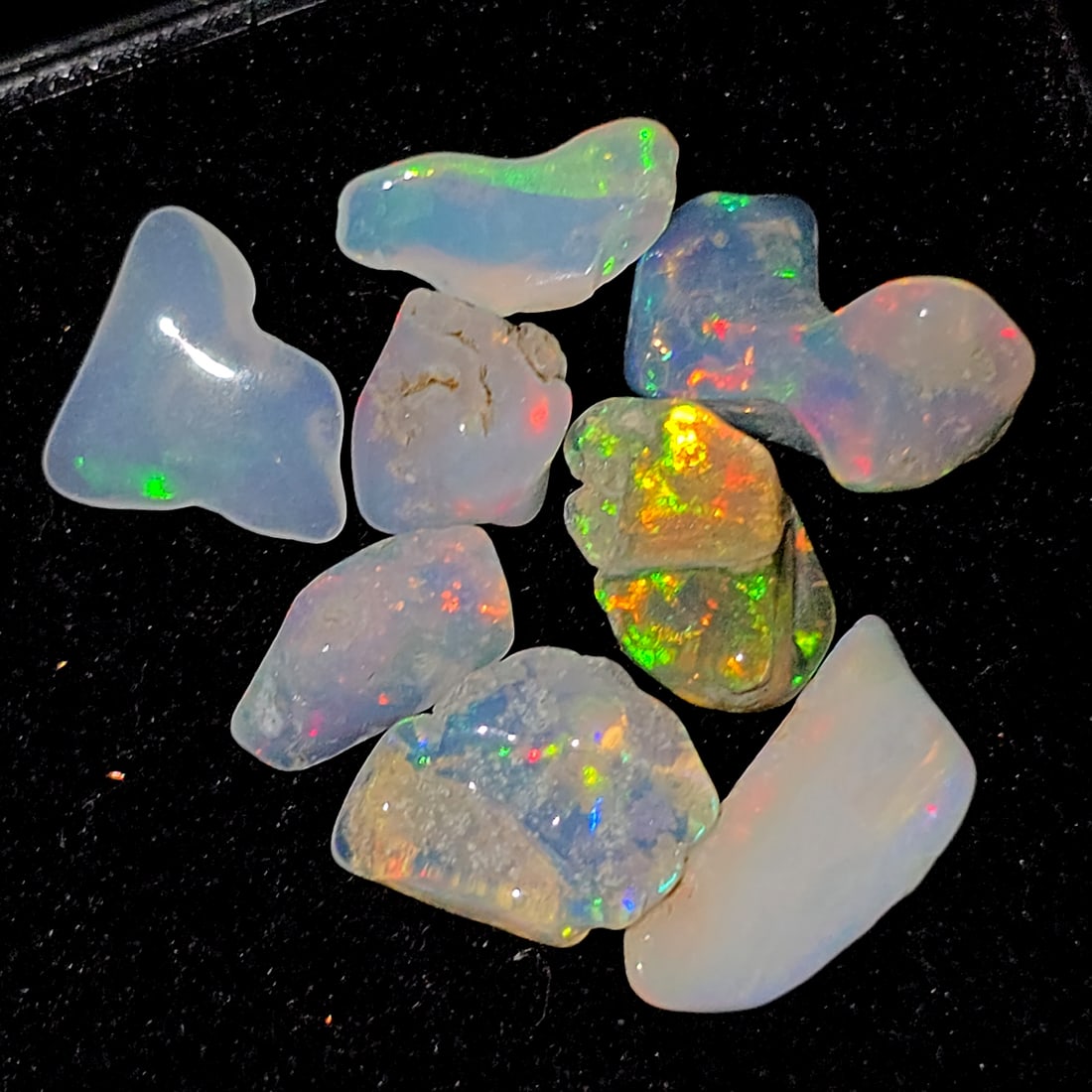 7.29 Ct "Top Grade" Natural Ethiopian Fire Opal Rough (1 of 4)