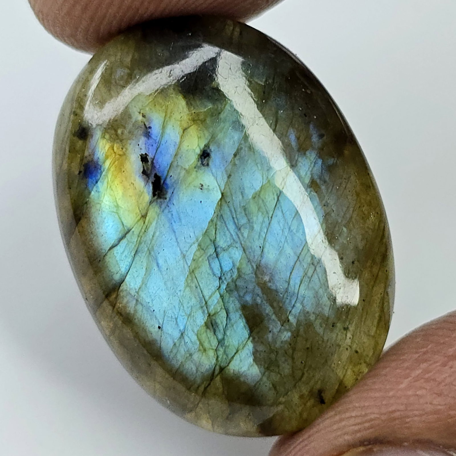 29.84 Ct Natural Multicolor Flash Labradorite (1 of 3)