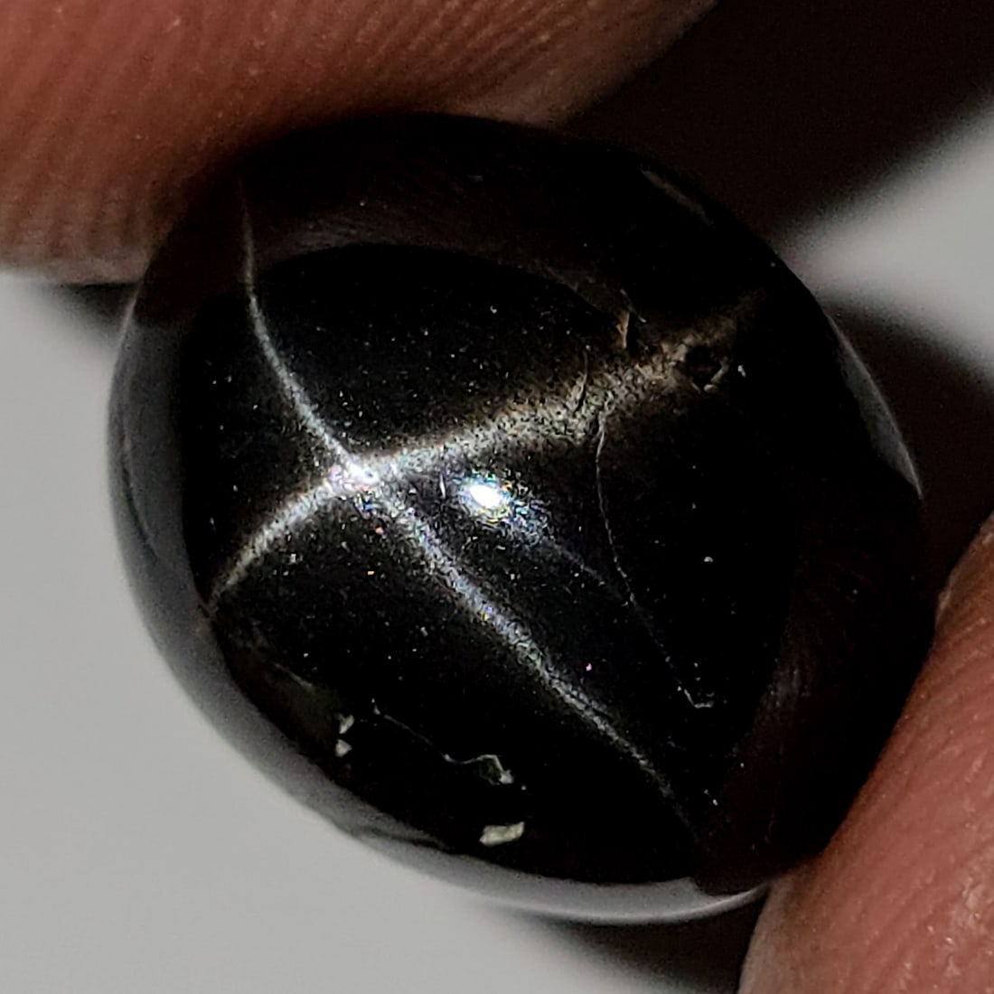 8.90 Ct Natural Star Diopside Oval (1 of 4)