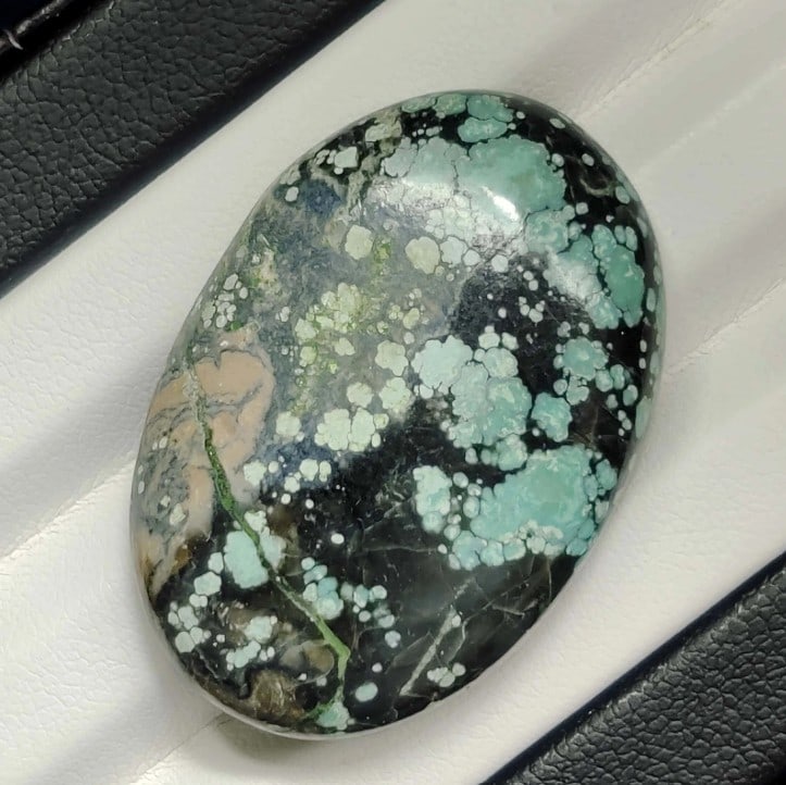 43.64 Ct Natural Tibetan Turquoise (1 of 2)