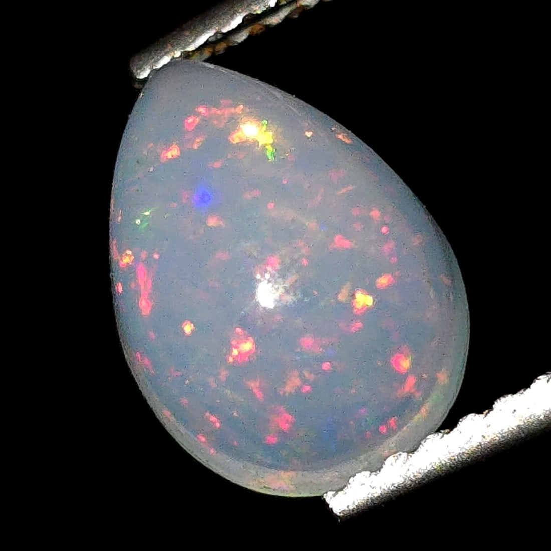 1.63 Ct Natural Ethiopian Green Fire Opal: Gemstones: Natural Fire Opal /Carat Weights: 1.63 ct /Size or Dimensions: 10 X 7 X 4.60 mm /Treatment: Color Dyed