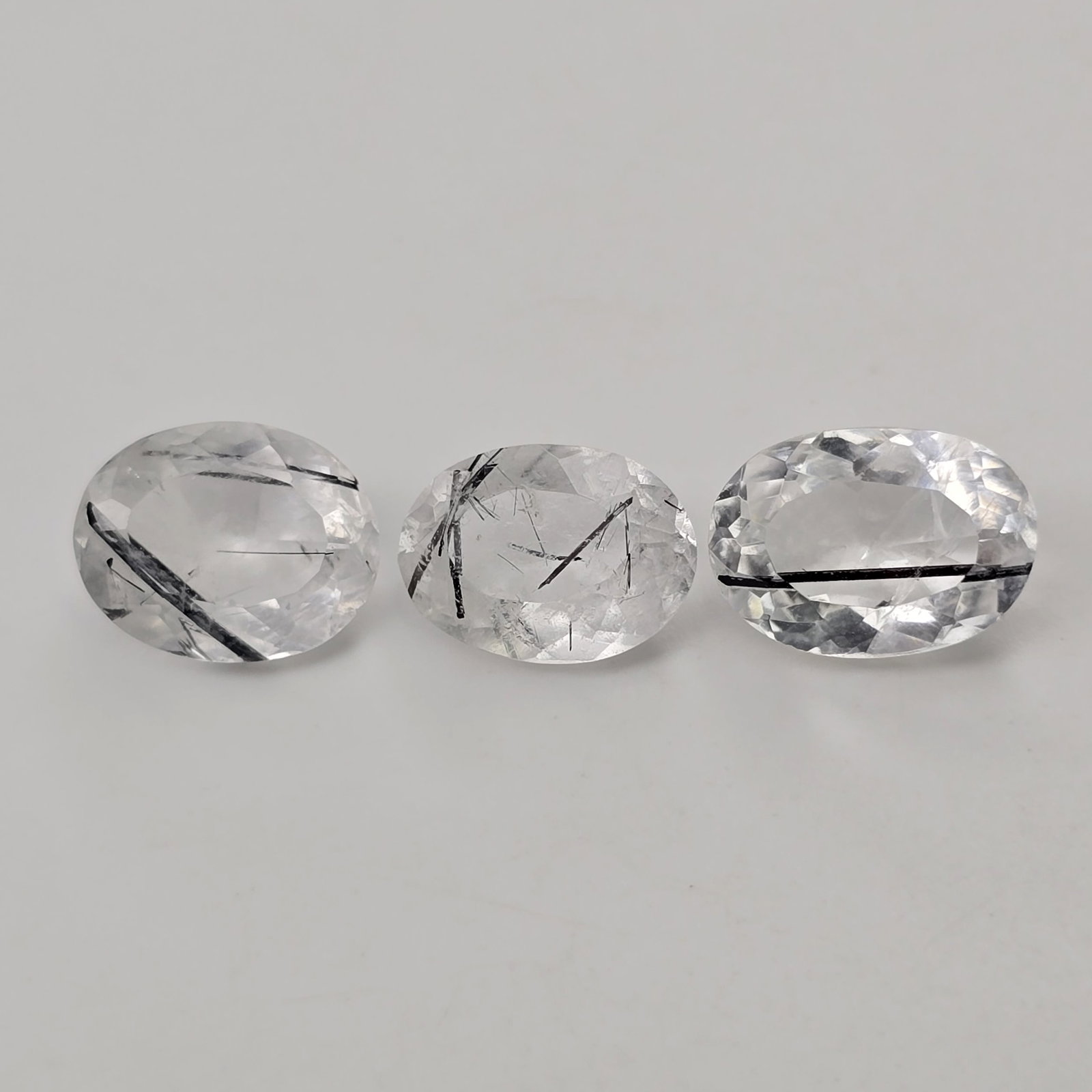 9.69 ct Natural Black Rutile Quartz Cut Set: Gemstones: Natural Rutile Quartz /Carat Weights: 9.69 ct /Size or Dimensions: 12 X 8 X 6 mm /Treatment: No