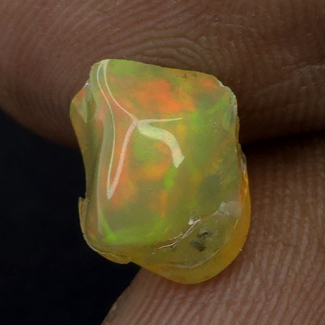 2.93 Ct Natural Ethiopian Fire Opal Rough (1 of 4)