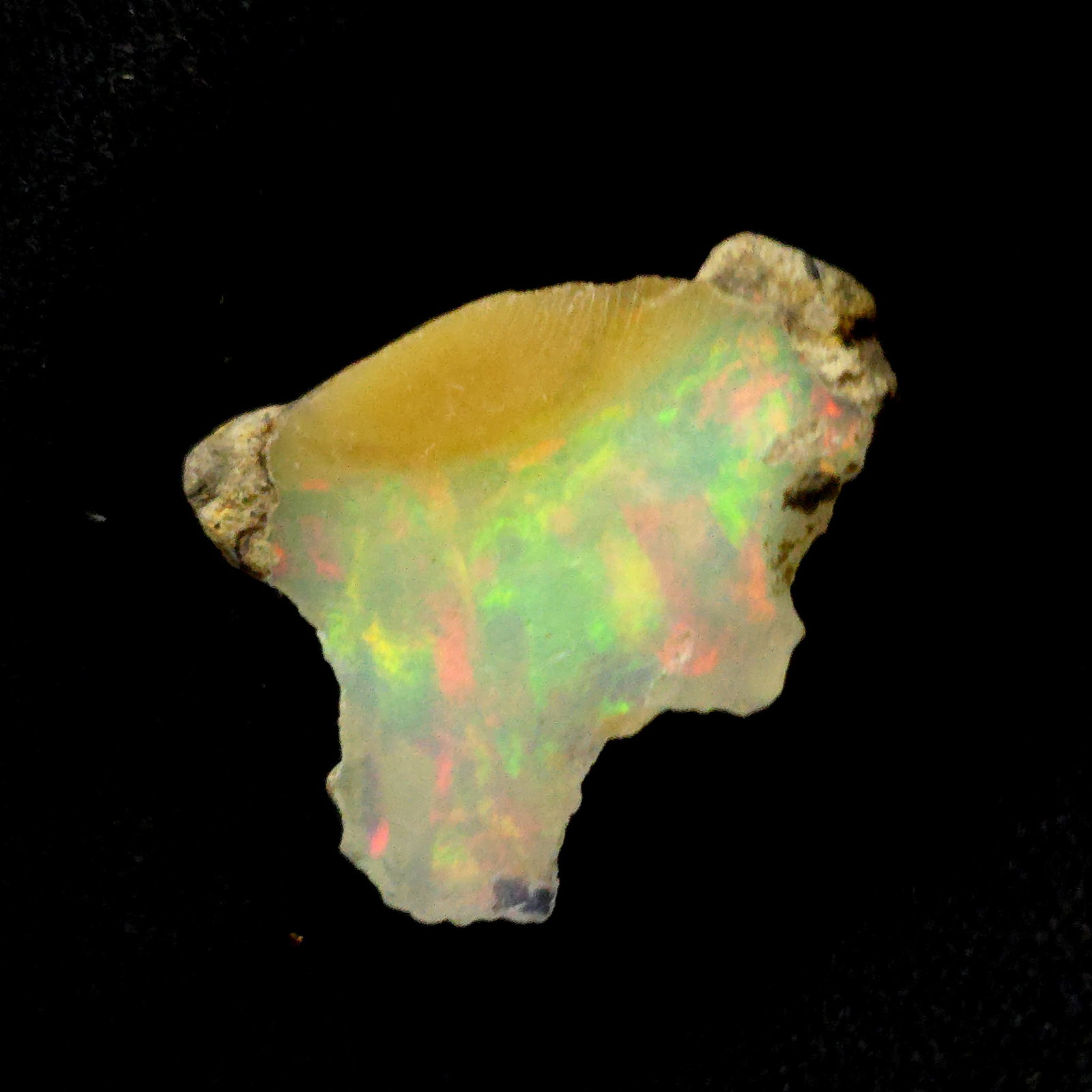 7.15 Ct Natural Ethiopian Fire Opal Rough (1 of 4)
