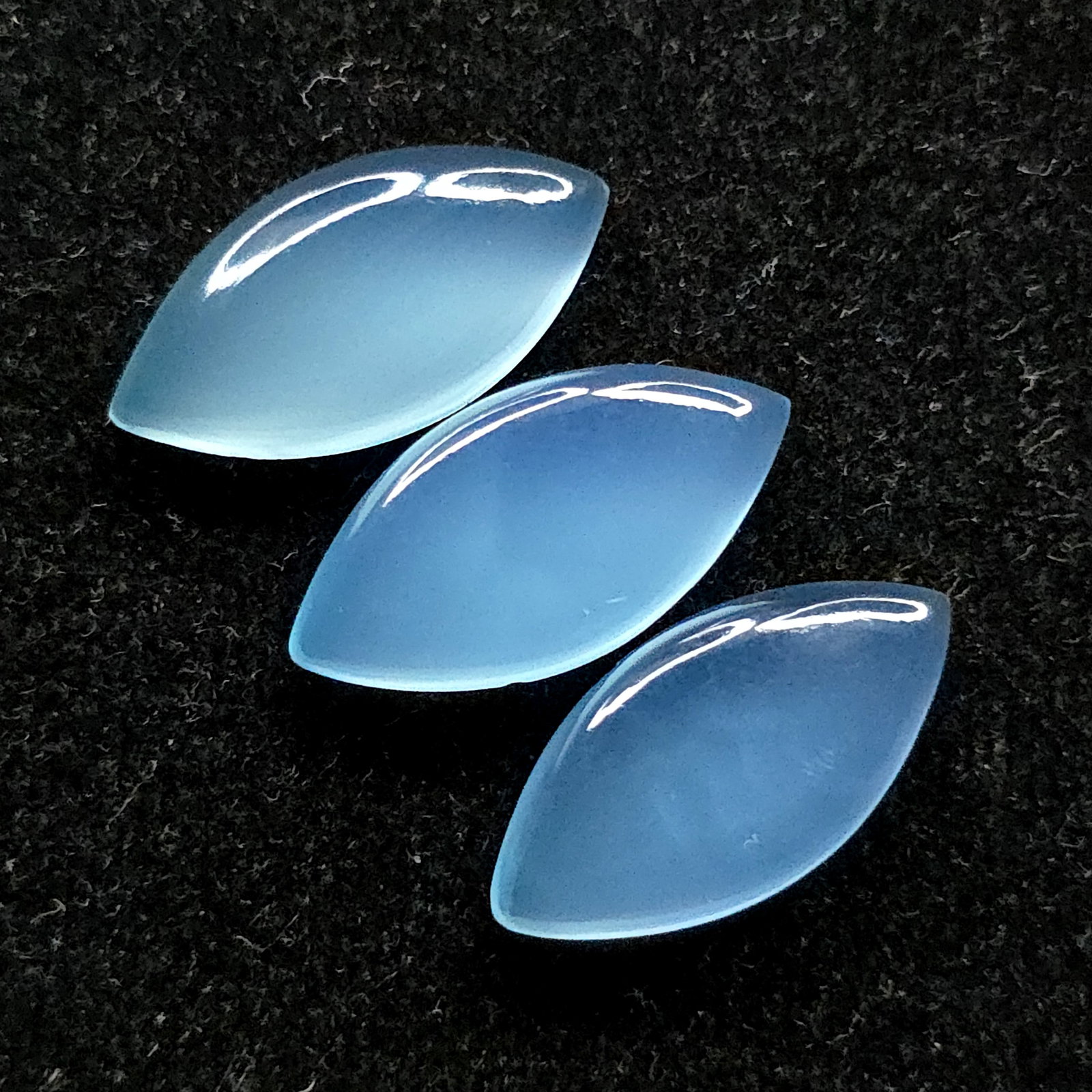 20.18 ct Natural Chalcedony Marquise Set (1 of 2)