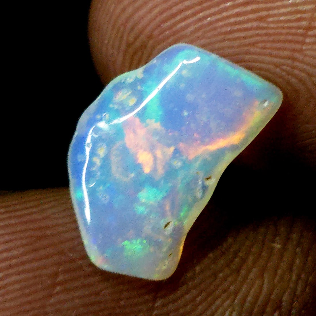 1.83 Ct Natural Ethiopian Fire Opal Rough (1 of 5)