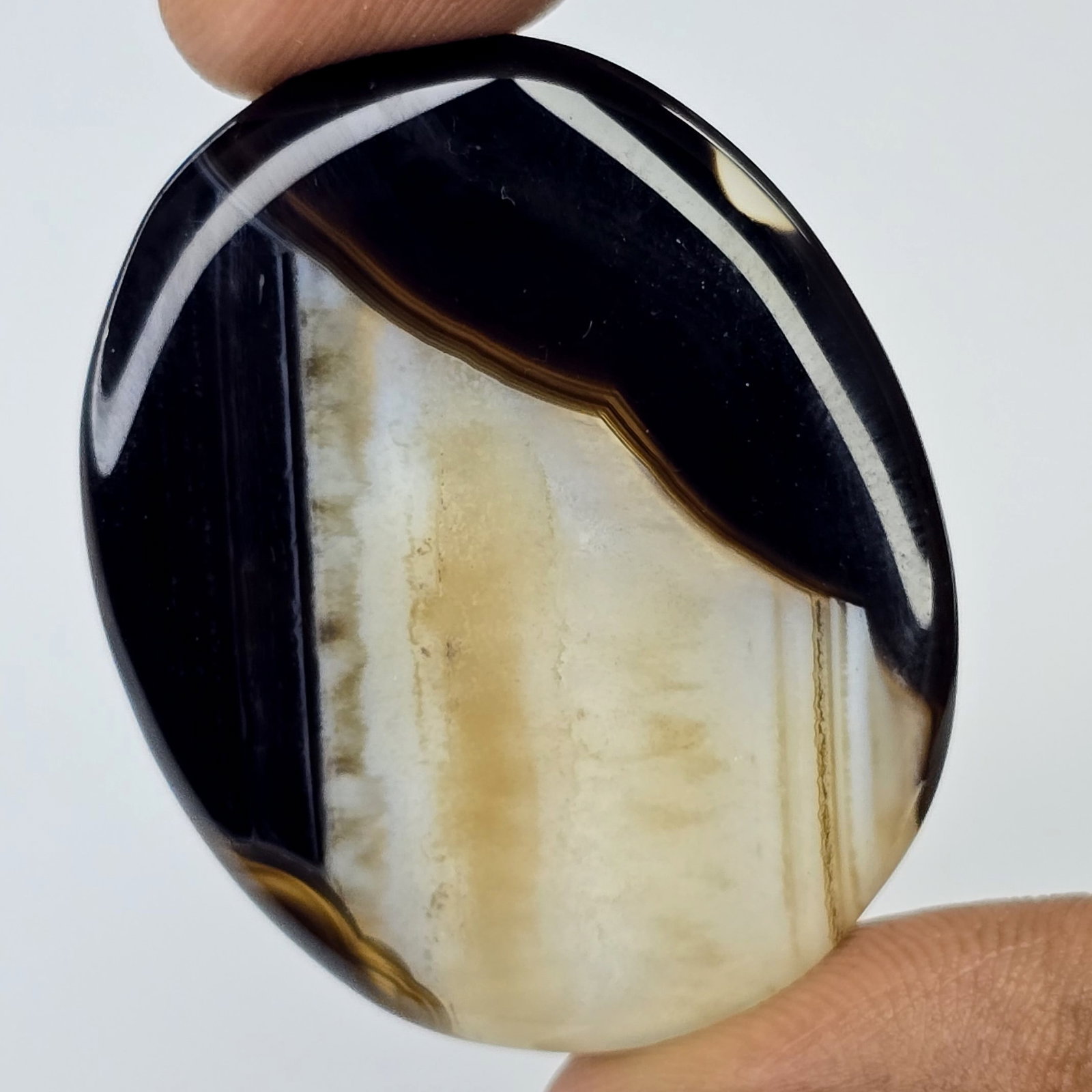 61.93 Ct Natural Banded Agate (1 of 2)