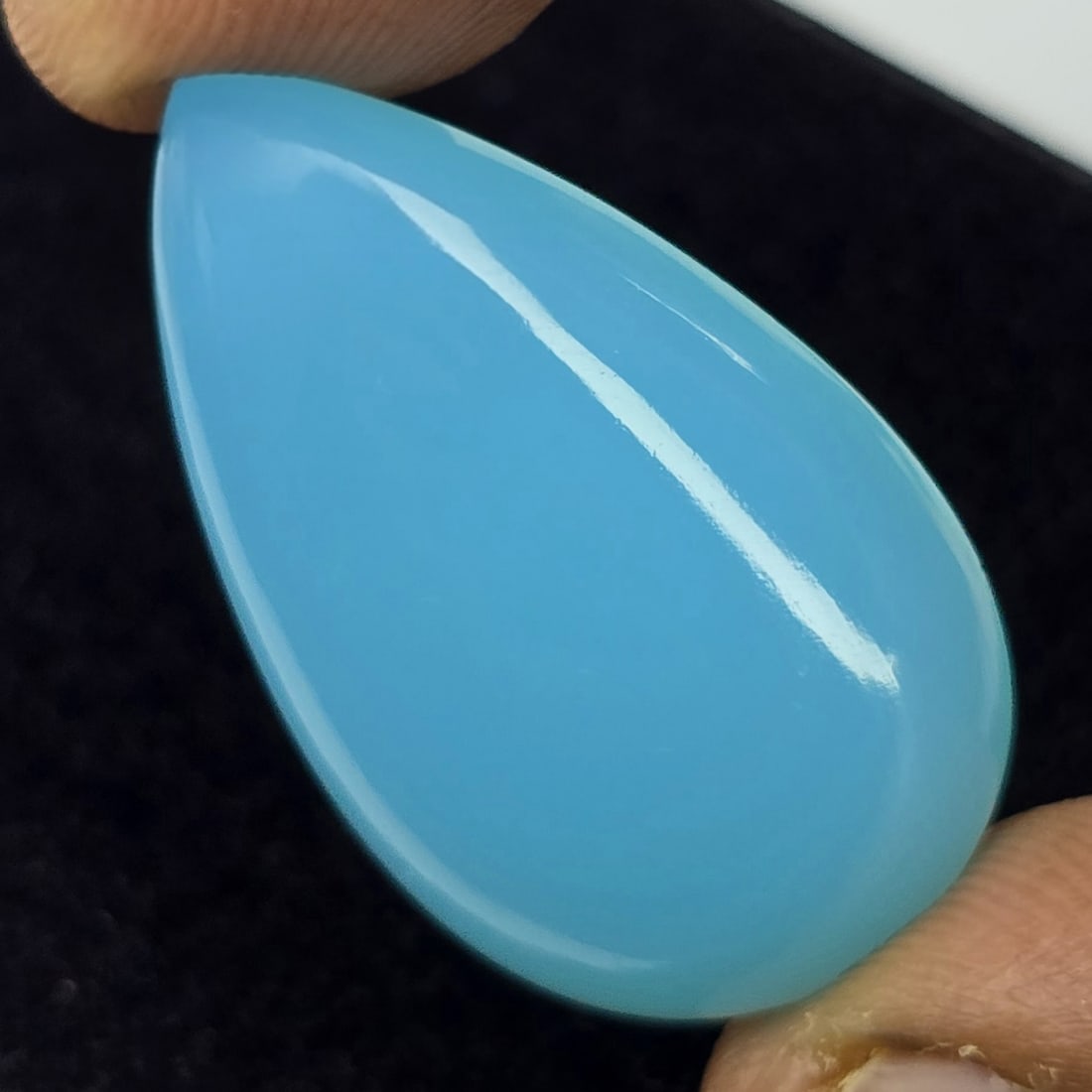 28.38 ct Natural Chalcedony Pear (1 of 3)