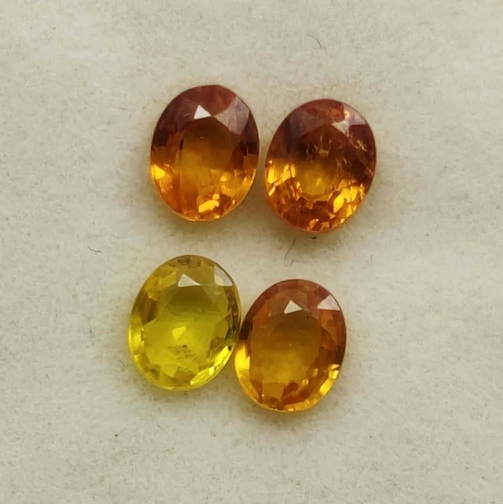 1.40 Ct "Top Quality" Natural Sapphire Set (1 of 2)