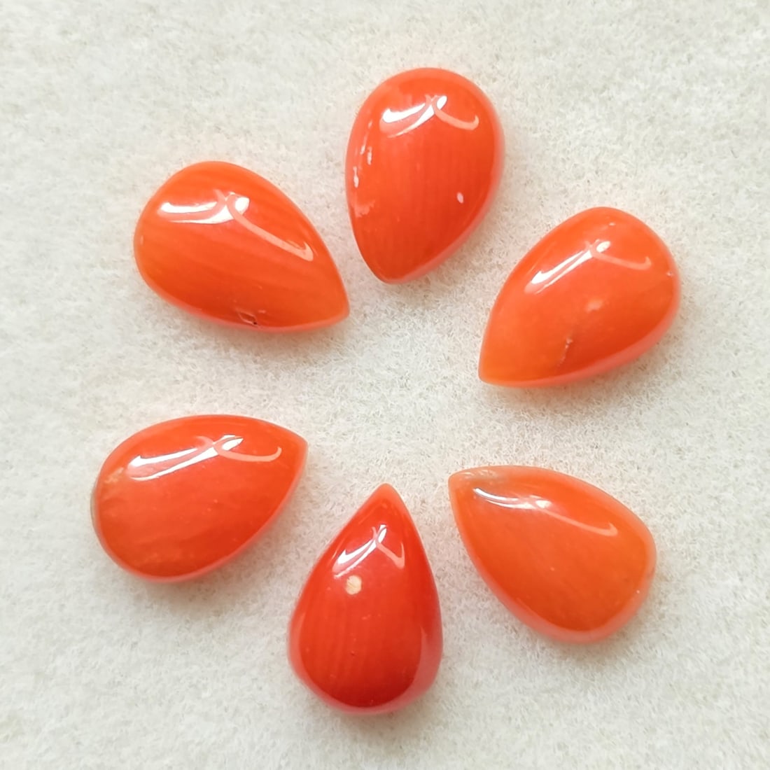 2.11 ct Natural Red Coral Set (1 of 2)
