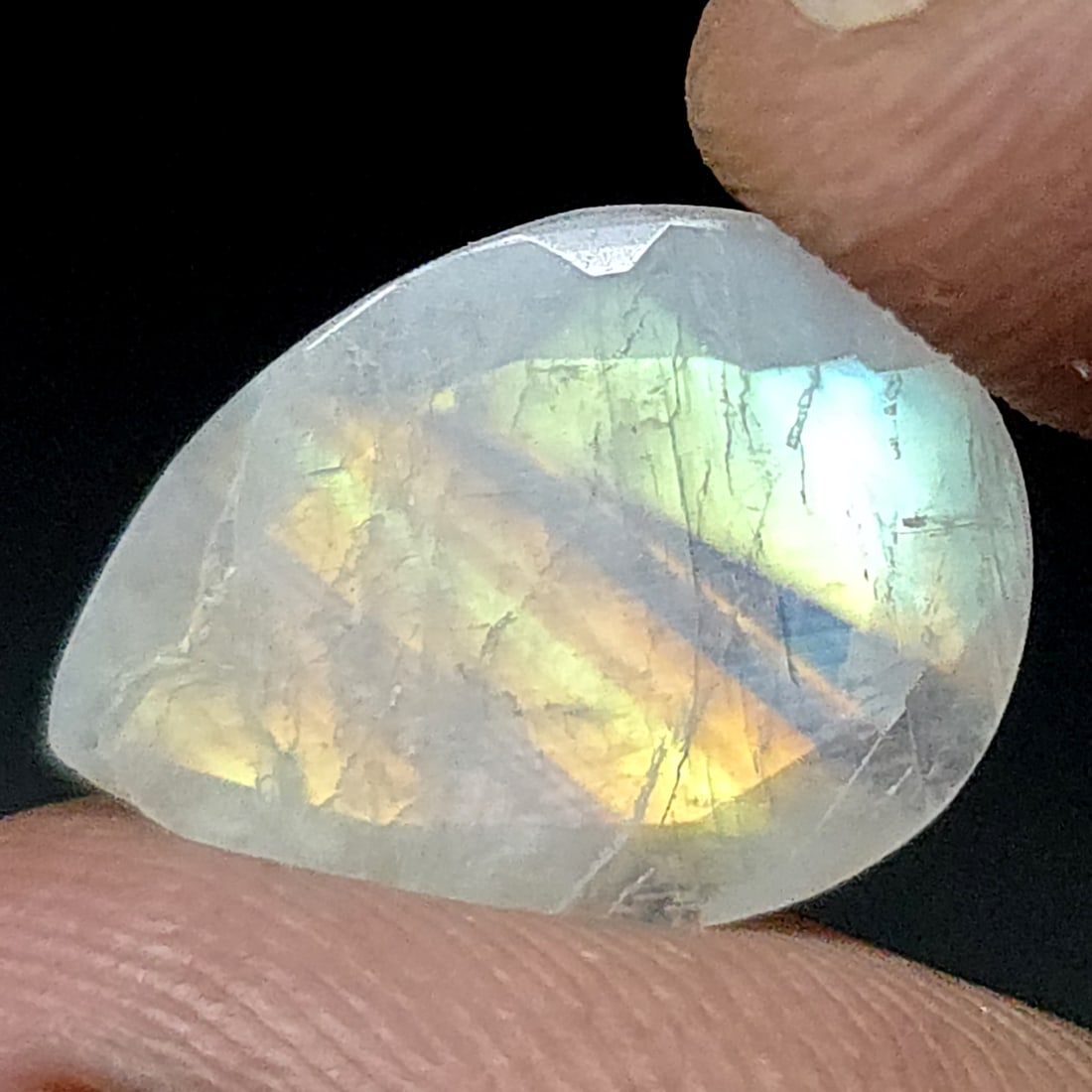 5.80 Ct Natural Royal Blue Moonstone Pear Cut (1 of 5)