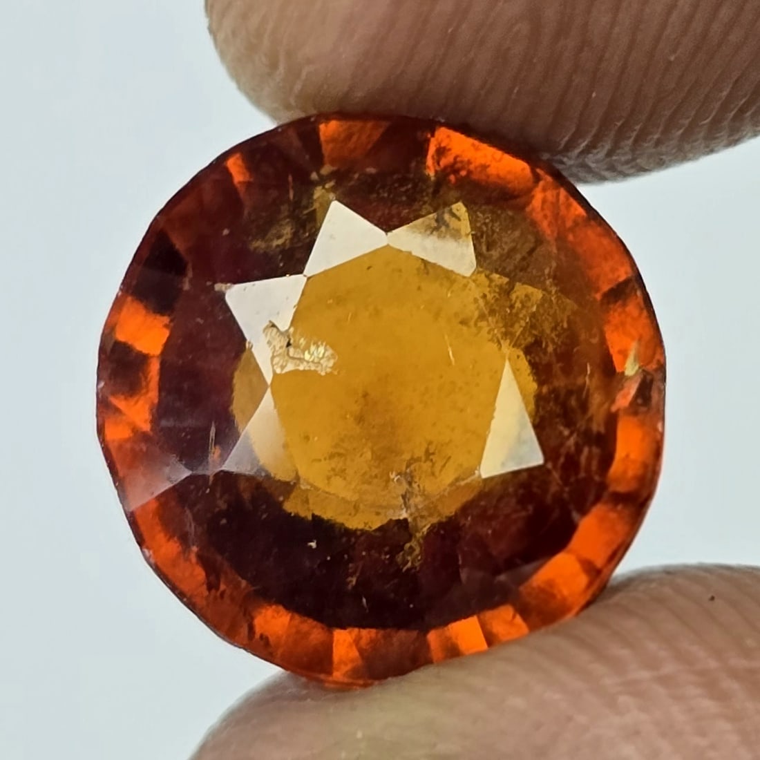5.57 Ct Natural Hessonite Garnet: Gemstones: Natural Hessonite Garnet /Carat Weights: 5.57 ct /Size or Dimensions: 11.40 X 11.40 mm Approx /Treatment: None