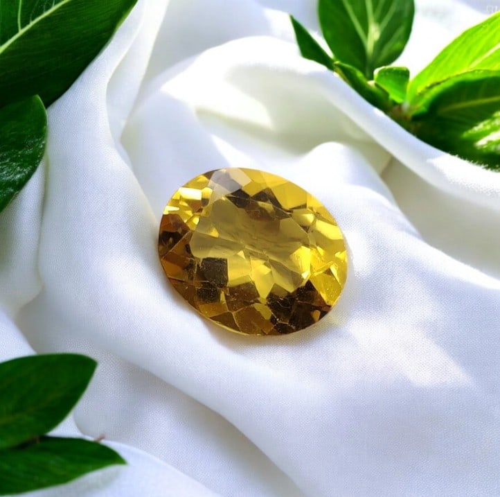3.23 Ct "AAA Grade" Natural Citrine: Gemstones: Natural Citrine /Carat Weights: 3.23 Ct /Size or Dimensions: 11.10 X 9.10 X 5.59 mm Approx