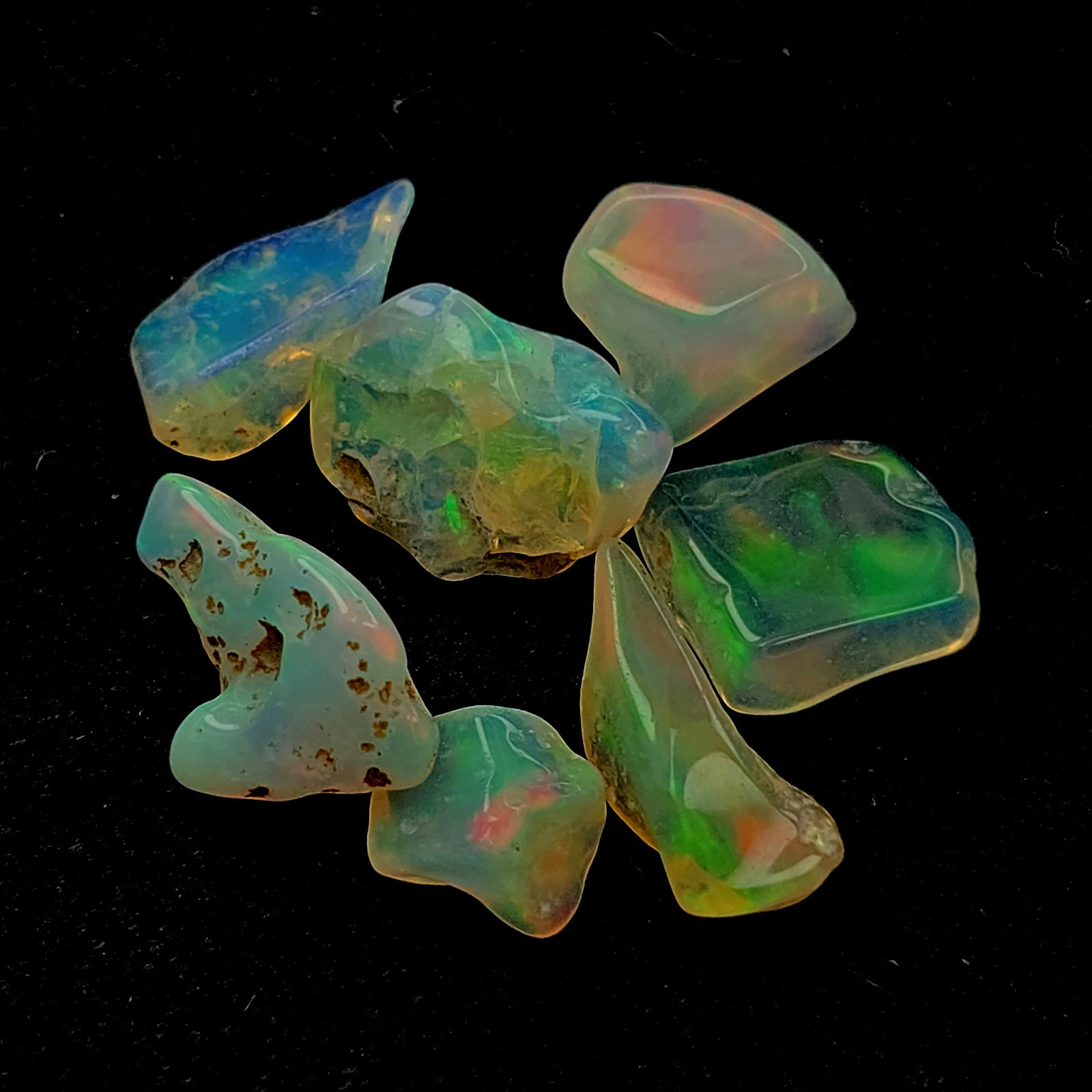 6.71 Ct Natural Ethiopian Fire Opal Rough (1 of 3)