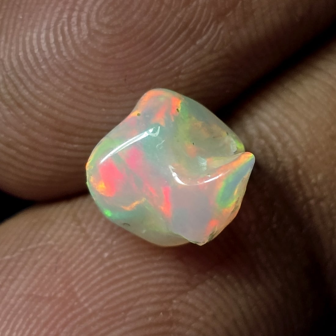 2.47 Ct Natural Ethiopian Fire Opal Rough (1 of 3)