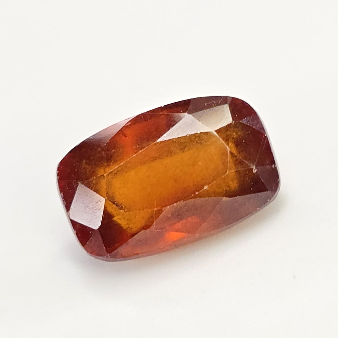 4.92 Ct Natural Hessonite Garnet: Gemstones: Natural Hessonite Garnet /Carat Weights: 4.92 ct /Size or Dimensions: 11.80 X 7.75 X 5.66 mm /Treatment: None
