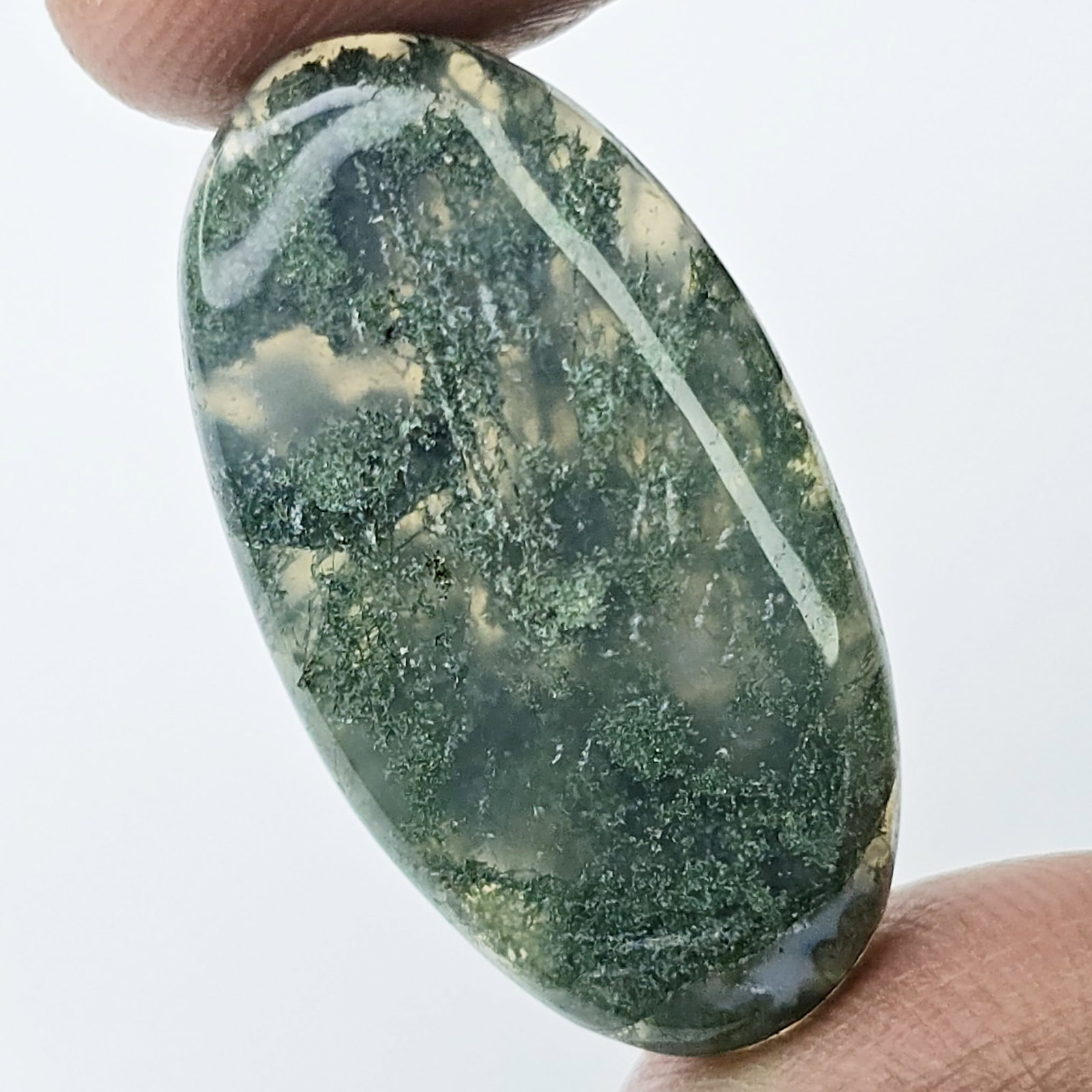 23.34 Ct Natural Moss Agate (1 of 3)