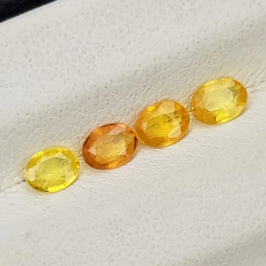 0.69 Ct Natural Sapphire Set: Gemstones: Natural Sapphire /Carat Weights: 0.69 ct /Size or Dimensions: 4 X 3 mm /Treatment: Heated